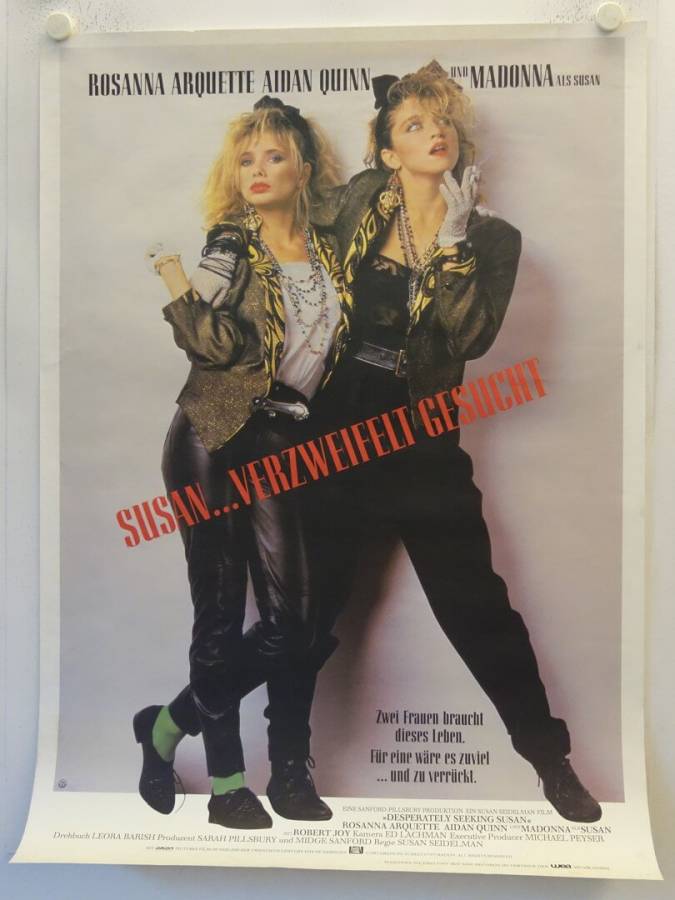 Desperately seeking Susan original release german doube-panel movie poster